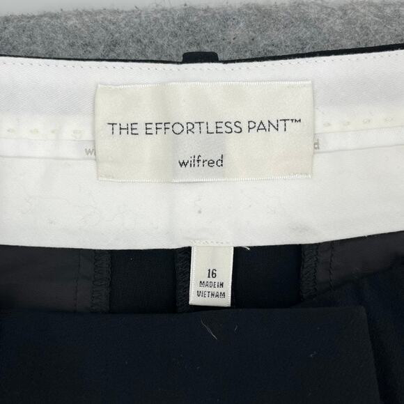 Aritzia Wilfred The Effortless Pant Black 16 New Trousers - Picture 6 of 9